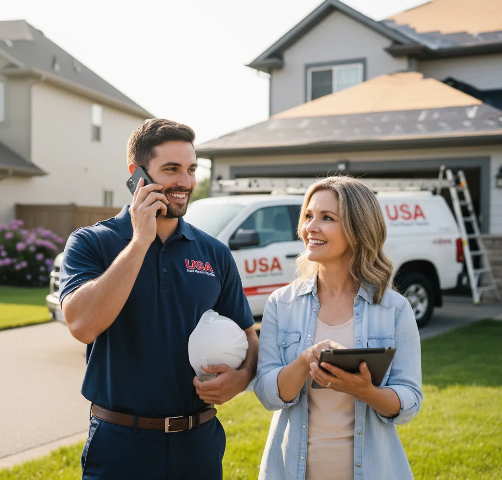 USA Roof Repair Experts customer support in Tafton